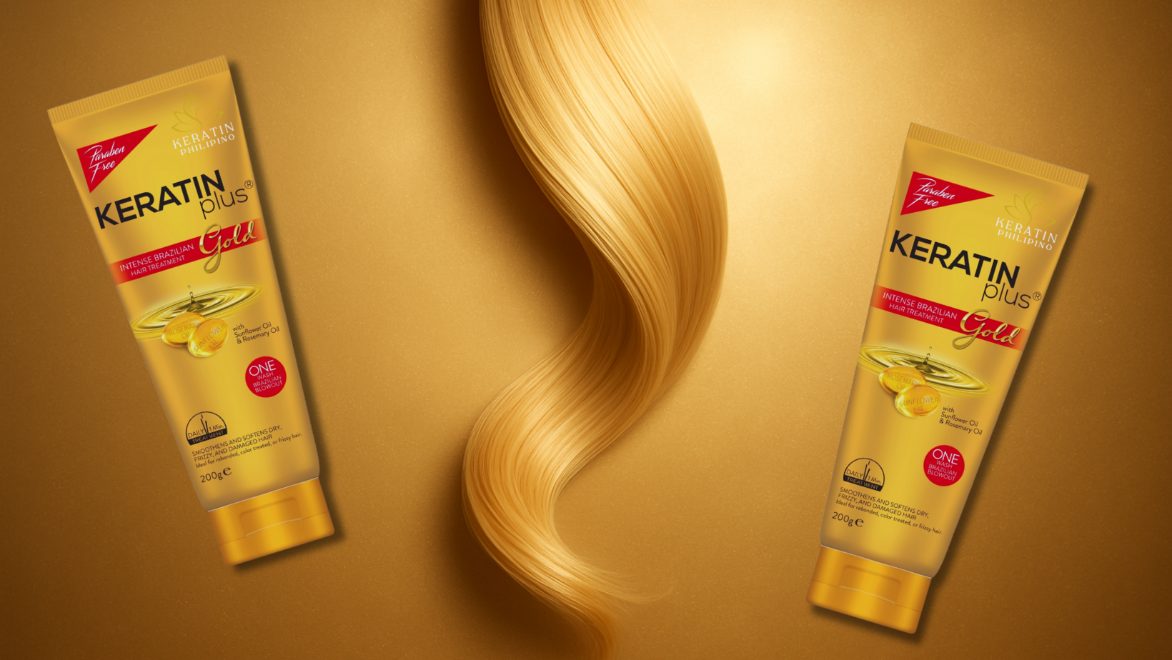 gold + hair